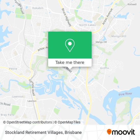Stockland Retirement Villages map