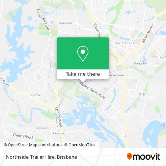 Northside Trailer Hire map