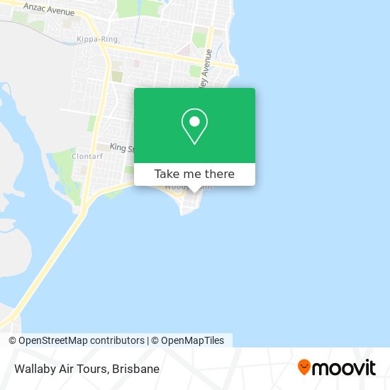 Wallaby Air Tours map