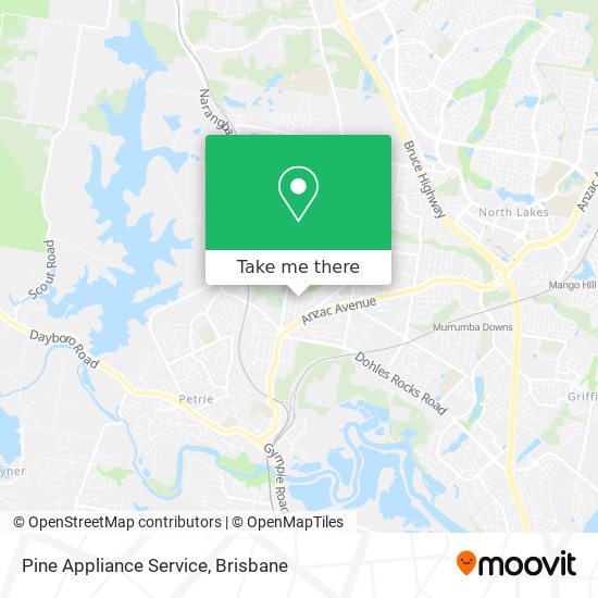 Pine Appliance Service map