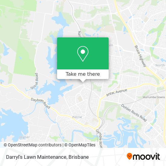 Darryl's Lawn Maintenance map