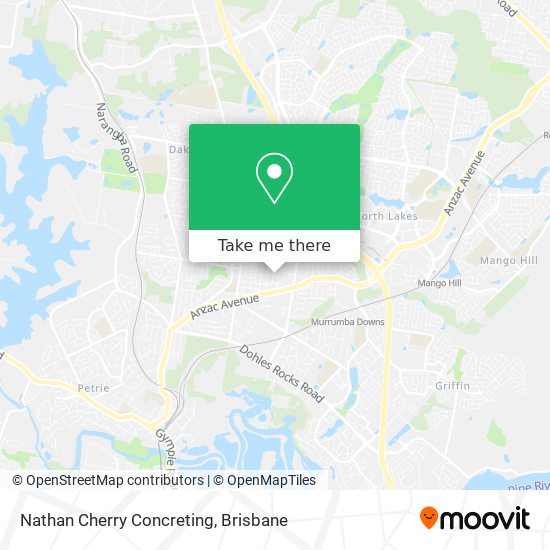 Nathan Cherry Concreting map