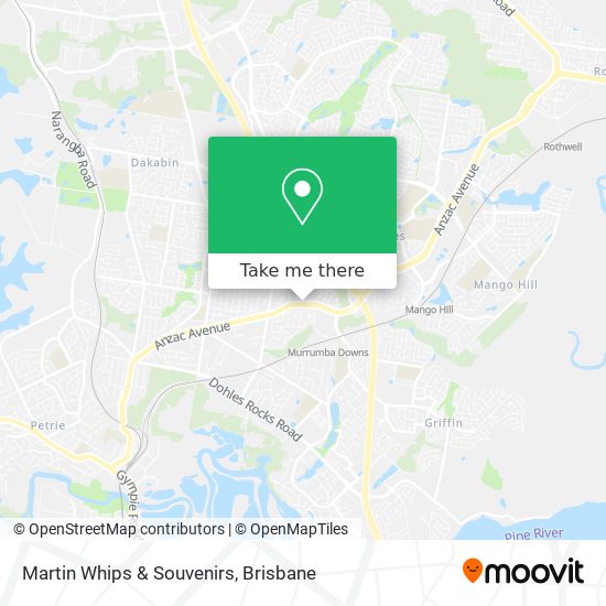 Martin Whips & Souvenirs map