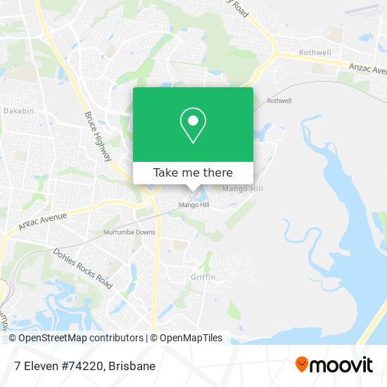 7 Eleven #74220 map