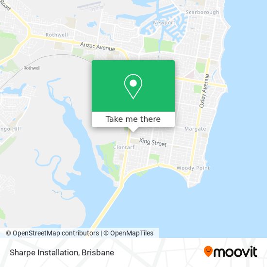 Sharpe Installation map