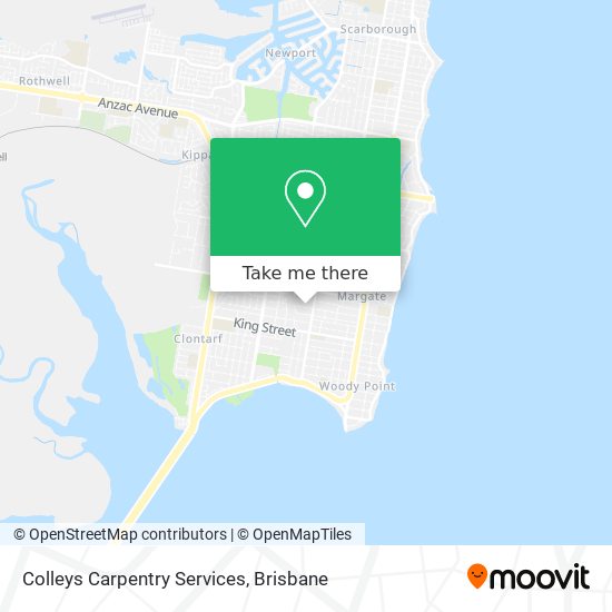Colleys Carpentry Services map
