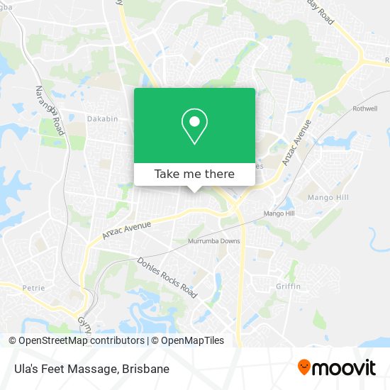 Ula's Feet Massage map