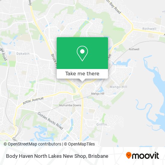 Body Haven North Lakes New Shop map