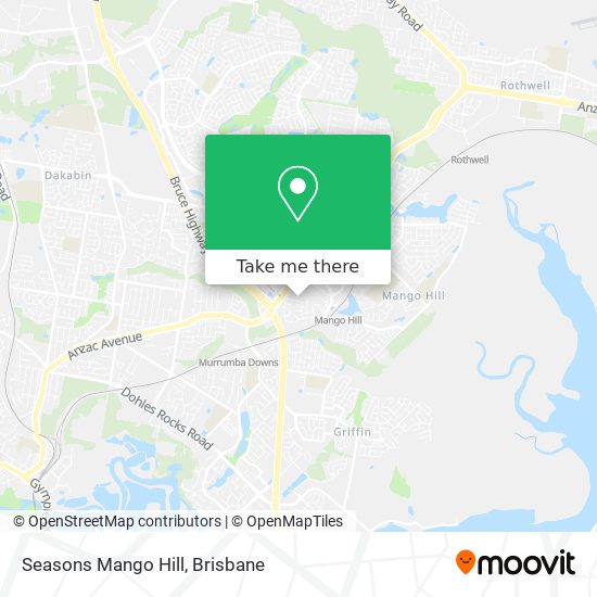 Seasons Mango Hill map