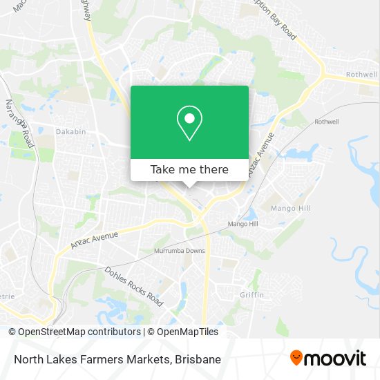 North Lakes Farmers Markets map