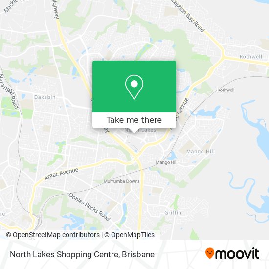 North Lakes Shopping Centre map