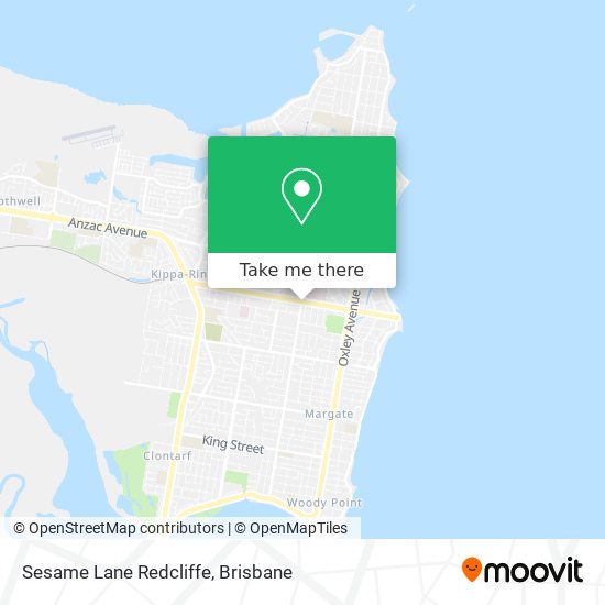 Sesame Lane Redcliffe map