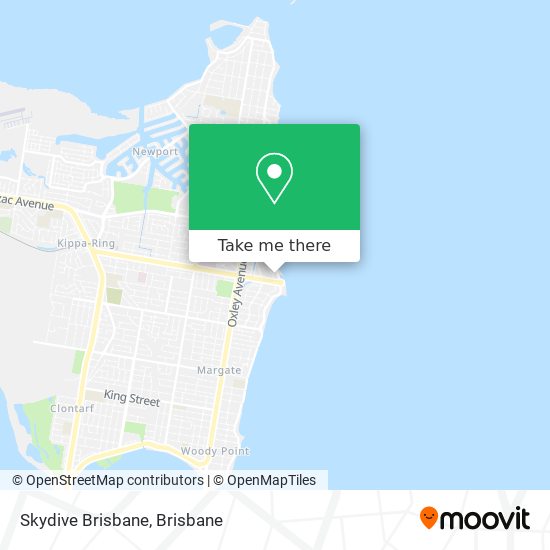 Skydive Brisbane map