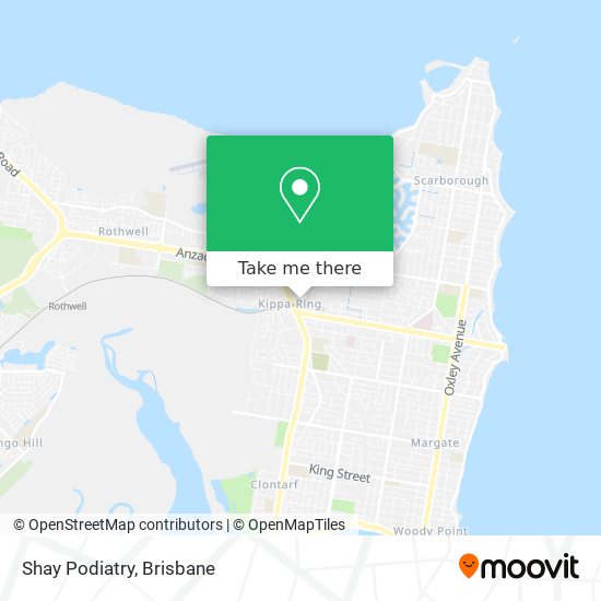 Shay Podiatry map