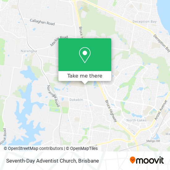 Seventh-Day Adventist Church map
