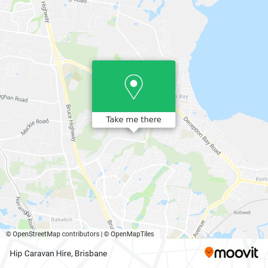 Hip Caravan Hire map