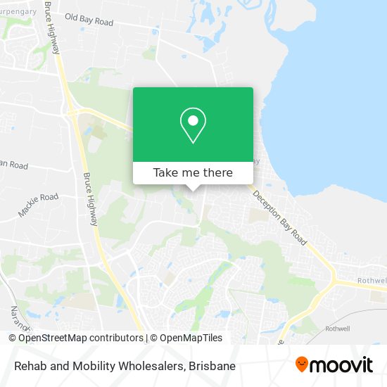 Rehab and Mobility Wholesalers map