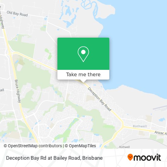 Deception Bay Rd at Bailey Road map
