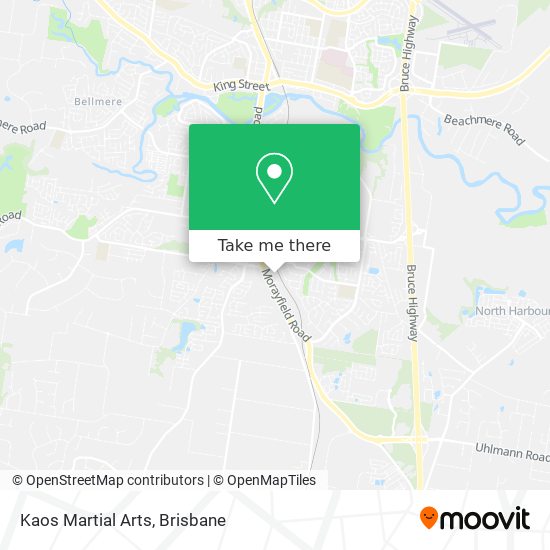 Kaos Martial Arts map