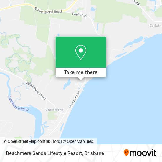 Beachmere Sands Lifestyle Resort map