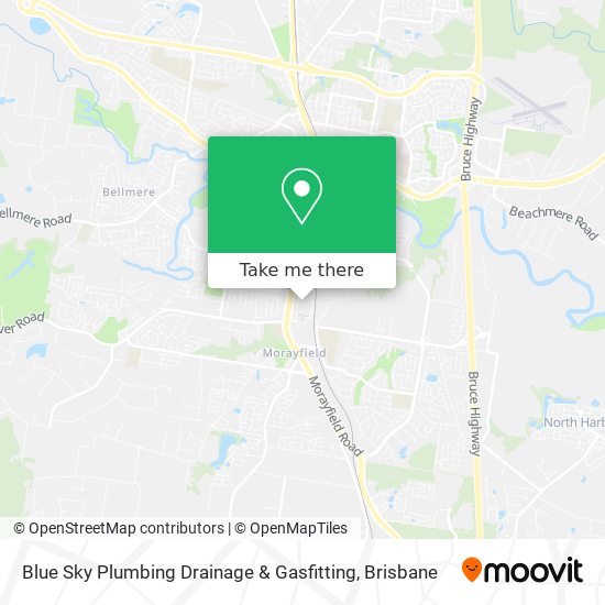 Blue Sky Plumbing Drainage & Gasfitting map