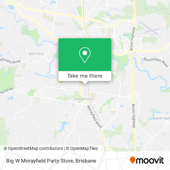 Big W Morayfield Party Store map