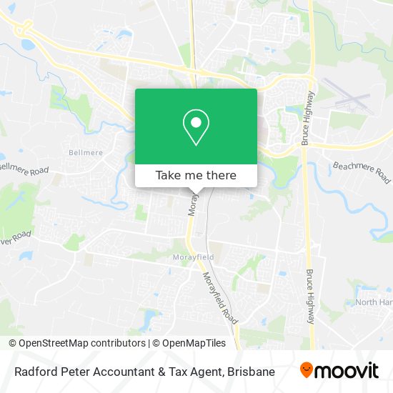 Radford Peter Accountant & Tax Agent map