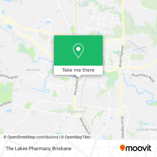 The Lakes Pharmacy map