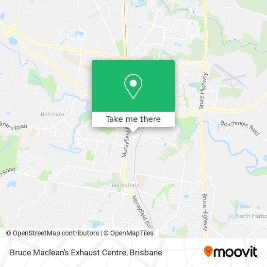 Bruce Maclean's Exhaust Centre map