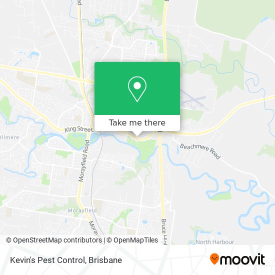 Kevin's Pest Control map