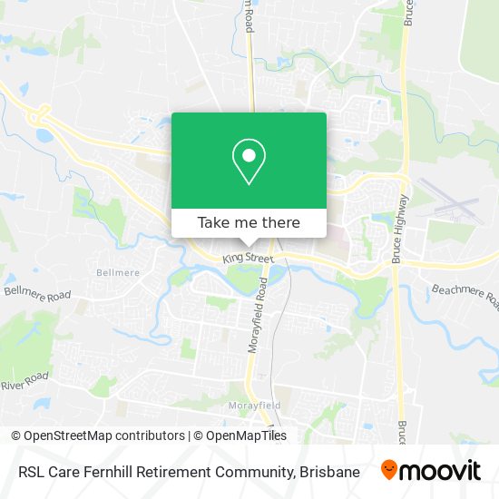RSL Care Fernhill Retirement Community map