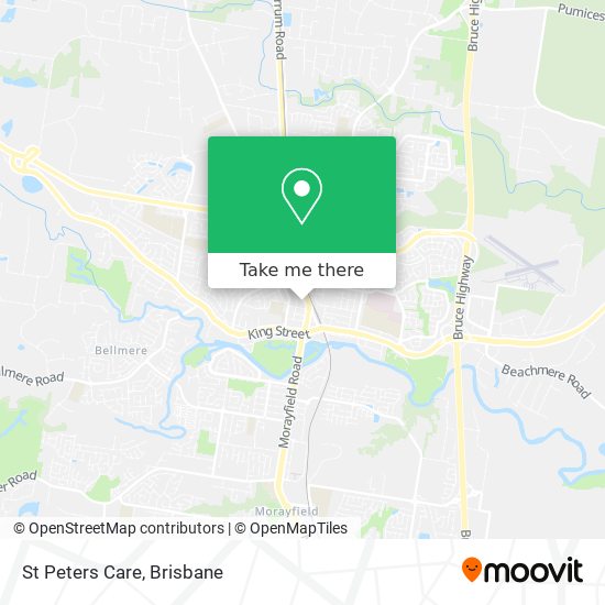 St Peters Care map