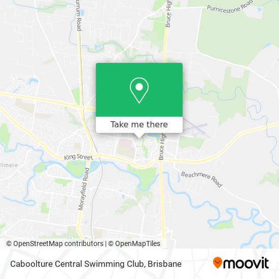 Caboolture Central Swimming Club map