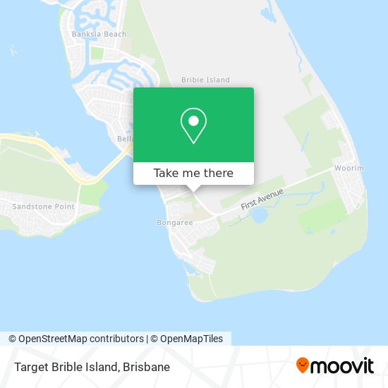 Target Brible Island map