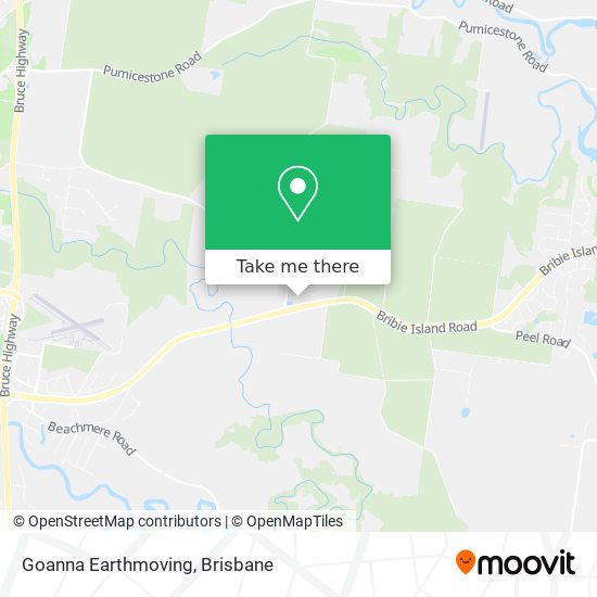 Goanna Earthmoving map
