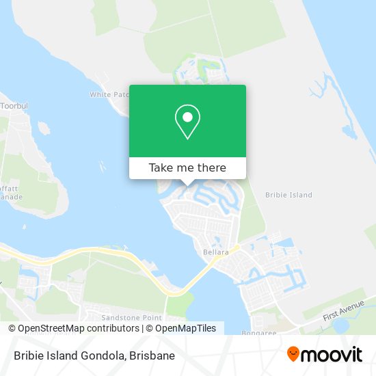 Bribie Island Gondola map