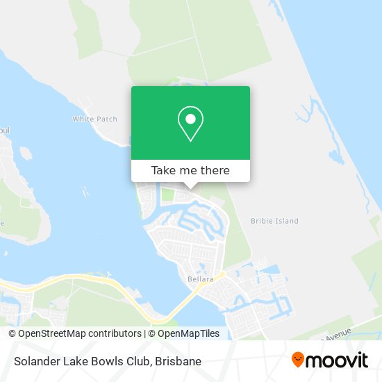 Solander Lake Bowls Club map