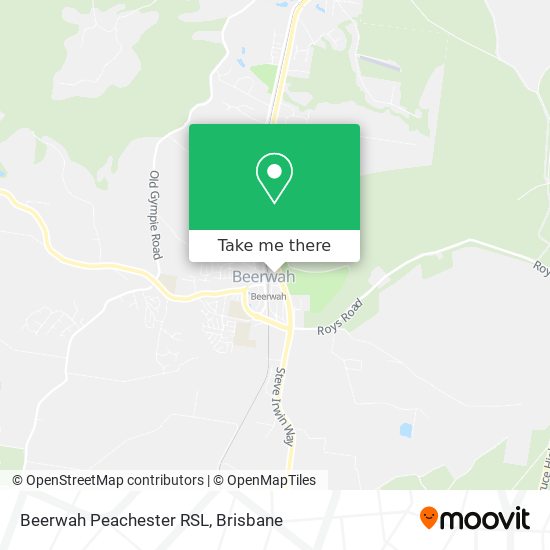 Beerwah Peachester RSL map