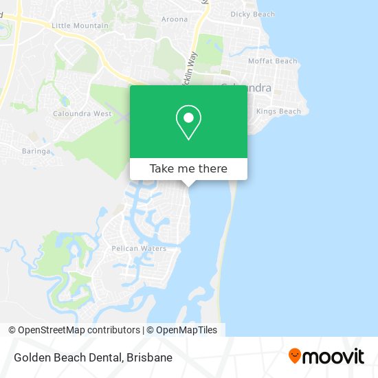 Golden Beach Dental map