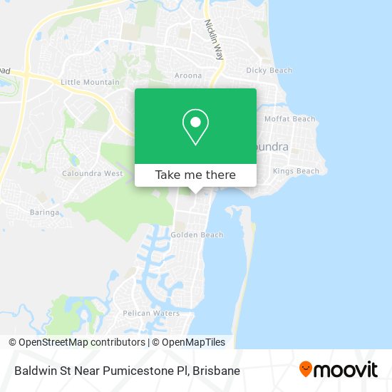 Baldwin St Near Pumicestone Pl map