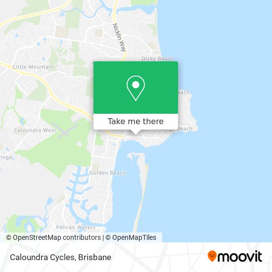 Mapa Caloundra Cycles