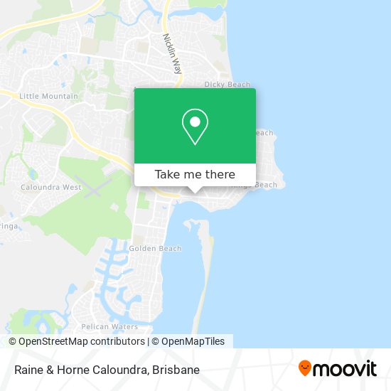 Mapa Raine & Horne Caloundra