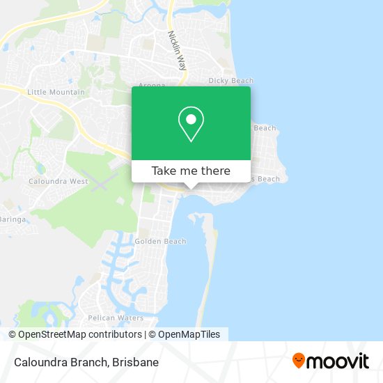 Caloundra Branch map
