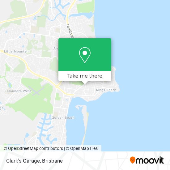 Clark's Garage map