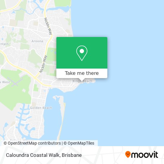 Caloundra Coastal Walk map