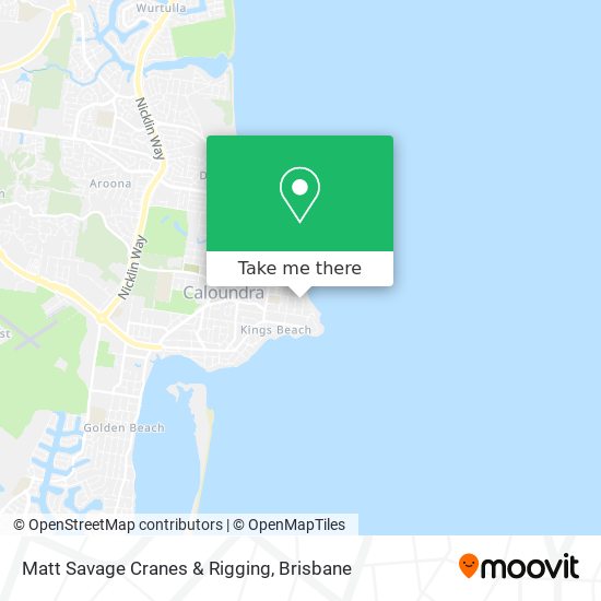 Matt Savage Cranes & Rigging map