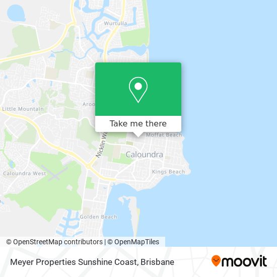 Mapa Meyer Properties Sunshine Coast