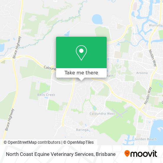 North Coast Equine Veterinary Services map
