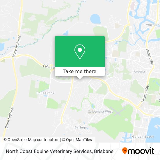 Mapa North Coast Equine Veterinary Services