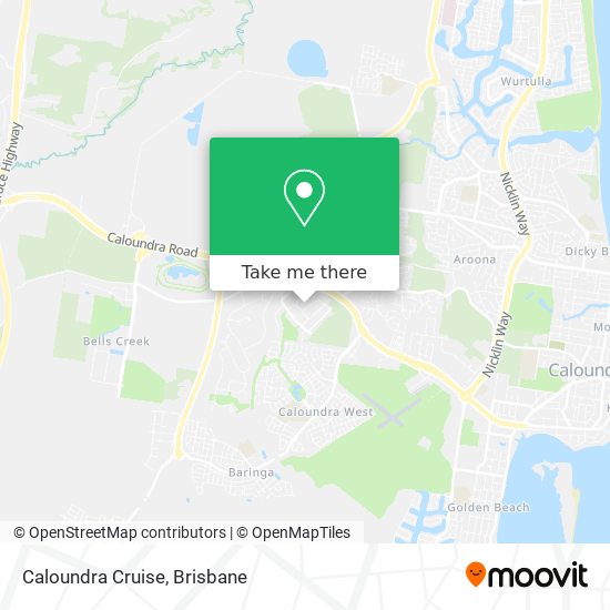 Caloundra Cruise map